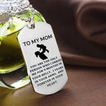 TO MY MOM Porte-clés, Collier