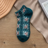Chaussettes en coton gaufré vintage