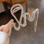 Barrette serpent avec strass