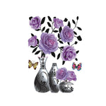 Autocollant Vase 3D