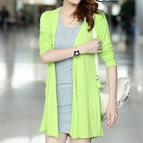 Chemise de Protection Solaire Fine Mi-longue à Manches Longues pour Femme