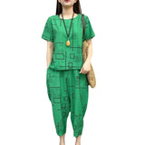 Ensemble De Deux Pièces Á La Mode Imprimée