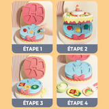 Ensemble de pâte à modeler à gâteau
