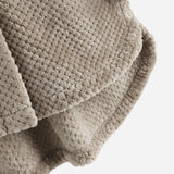 Manteau uni à capuche