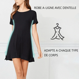 Robe de voyage d'été à manches courtes