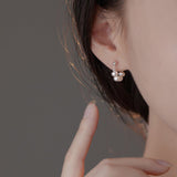 Boucles d'oreilles élégantes en perles