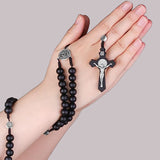 Collier chapelet croix