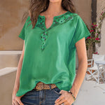 T-shirt ethnique occidental