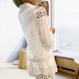 Robe Chemise Aux Genoux pour Femmes