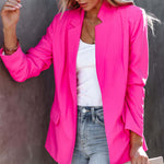 Blazer de couleur unie