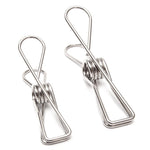 Clips en Fil d'Acier Inoxydable pour le Séchage des Vêtements