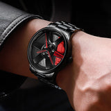 Montre de moyeu de roue de voiture