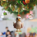 Ornements décoratifs de coq de dessin animé