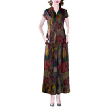 Costume ethnique été femme col V
