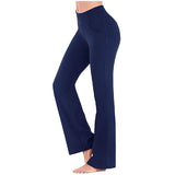 Pantalon De Yoga Taille Haute Et Jambes Évasées Pour Femmes