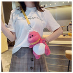 Sac d'épaule de Dinosaure de Dessin Animé en Peluche