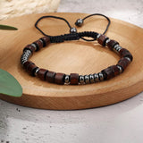 "Jusqu'à ce que nous nous revoyions" Bracelet en code morse
