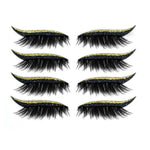 Eyeliner Réutilisable et Autocollants pour Cils (4 paires)