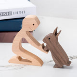 Ornements de table de sculpture en bois