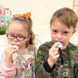 Brosse à dents arc-en-ciel souple en forme de U