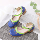 Chaussures pour Dames avec Blocs de Couleurs