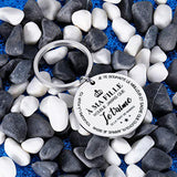 Porte-clés en acier inoxydable