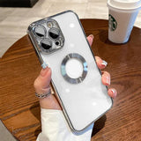 Coque de téléphone transparente à protection complète