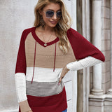 Pull en maille avec capuche