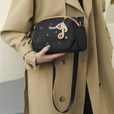 Sac à bandoulière décontracté en tissu Oxford léger imprimé pour femmes