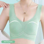 Soutien-gorge confort en soie glacée ultra-mince grande taille pour femmes
