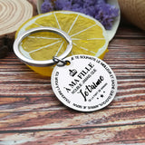 Porte-clés en acier inoxydable