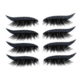 Eyeliner Réutilisable et Autocollants pour Cils (4 paires)