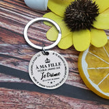 Porte-clés en acier inoxydable