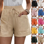 Pantalon décontracté en lin