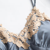 Pyjama sexy en soie 5 pièces