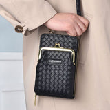 Mini sac à bandoulière simple avec double fermeture à glissière