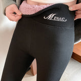 Pantalon Solide D’hiver Chaud et Décontracté