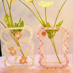 Vase En Acrylique Pour Arrangement De Fleurs Créatif De Salon