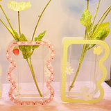 Vase En Acrylique Pour Arrangement De Fleurs Créatif De Salon