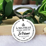 Porte-clés en acier inoxydable