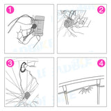 Lumières de Roue de Vélo Rechargeables