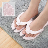 Pantoufles en plastique pliables