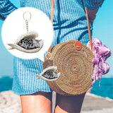 Porte-clés acrylique ailes d'ange de chat