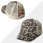 Nouvelle Casquette en Maille Croisée pour Cheveux en Queue de Cheval