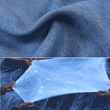 Pantalon ample taille haute en soie glacée