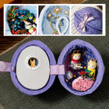 Modèle de maison en forme de noyer microscopique bricolage créatif