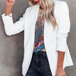 Blazer de couleur unie