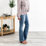 Jean skinny extensible à taille haute