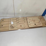 Poupées de clôture en bois fabriquées à la main