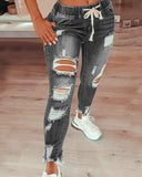 Jean avec déchirures